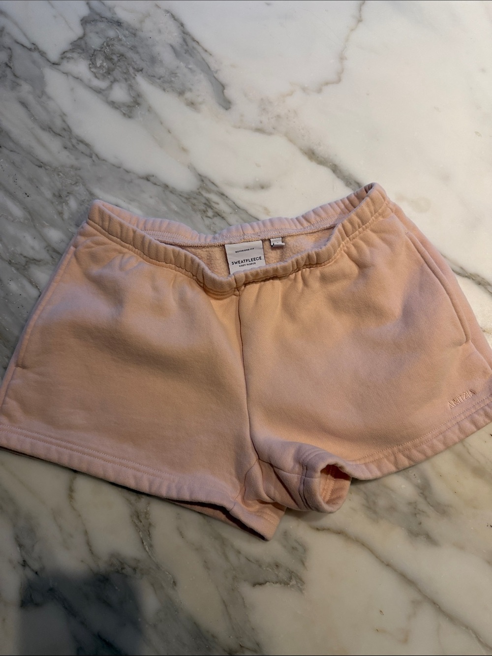Aritzia pale Pink Sweatshorts - Soft Pastel Women’s Shorts xs